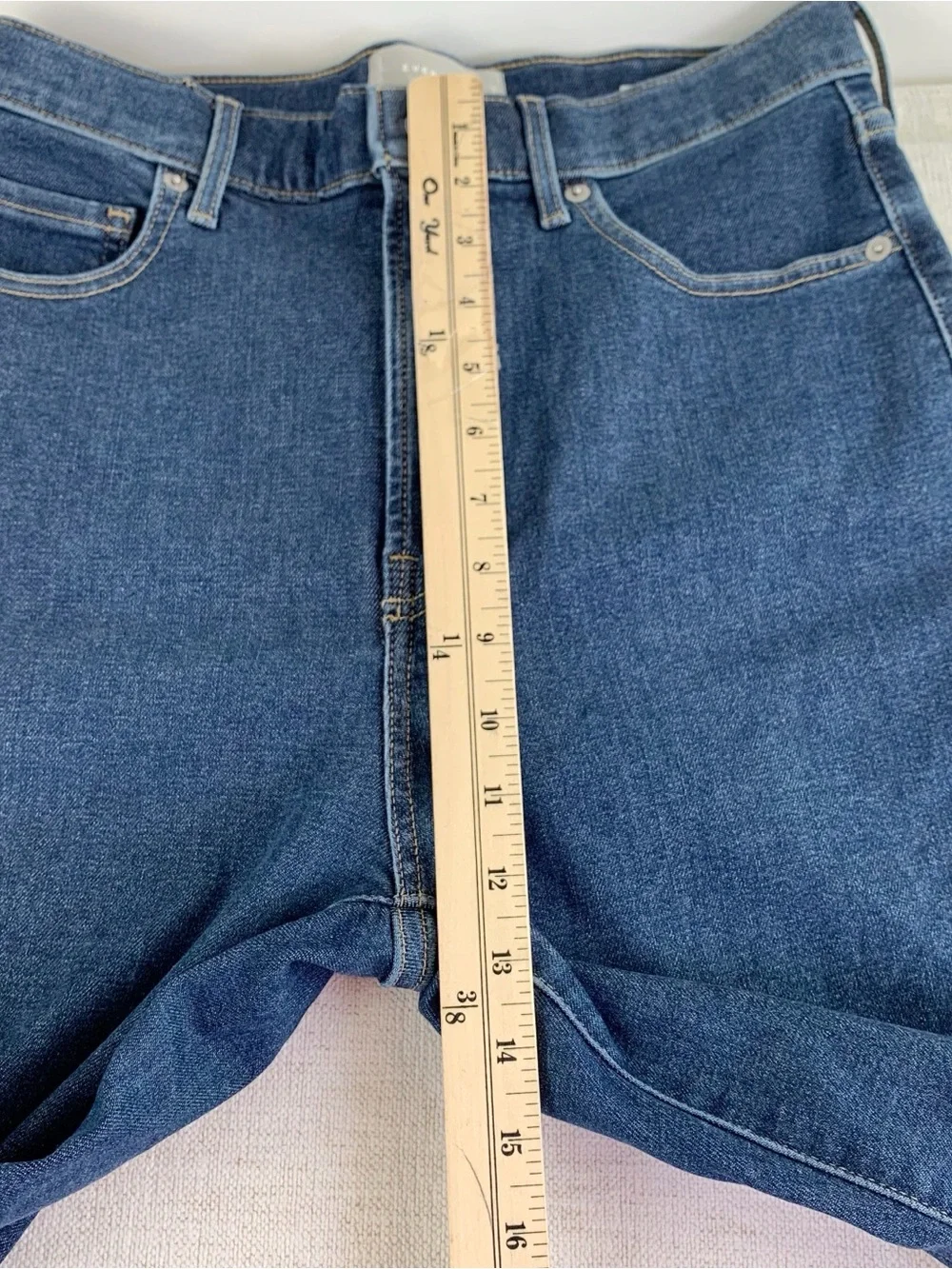EVERLANE women's The Way High Skinny lean to Organic Cotton size 30 regular